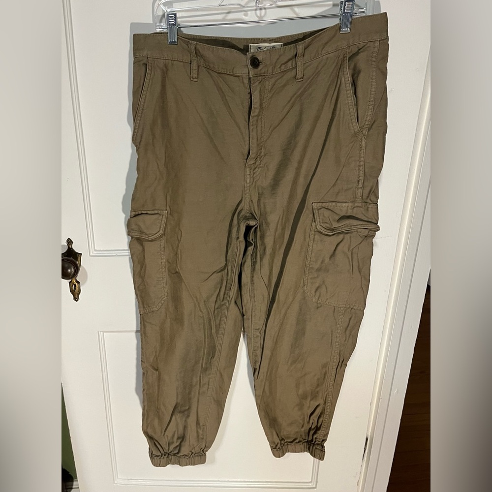 Madewell Women's Tan Straight Leg Pants